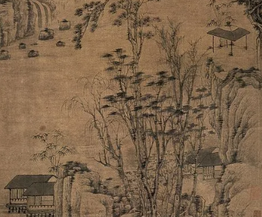 元四家之一的倪瓒，他的山水画有什么特点？