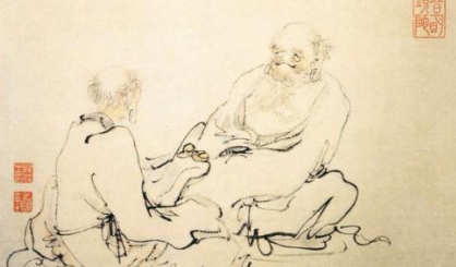 《竹石图》：清代归庄所作水墨画，现藏于天津艺术博物馆