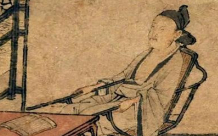 明代画家仇英《右军书扇图》简介 根据右军书扇故事而创作